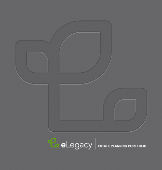 2" RING TURNED-EDGE BINDER, CUSTOM, ESTATE PLANNING PORTFOLIO, ELEGACY, PLLC