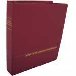 1" RING ECONOMY VINYL BINDER, ESTATE PLANNING PORTFOLIO