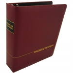 1-1/2" RING TURNED-EDGE BINDER, FINANCIAL PLANNING